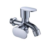 Exquisite Workmanship Double Use Kitchen Taps Silver Faucets