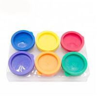 Eco friendly non toxic 6 colors 28ml kids children finger paint set