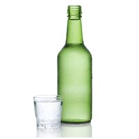 Korea Bestselling Traditional rice wine Fruit Flavored Soju Green bottle 360ml Apple Moscato Peach Flavor