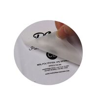 Fast custom clothes garment tshirt neck tags labels with logo stickers print for clothing heat transfer iron on label