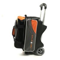 Brand Design Quality Bowling Roller Bag 2 Ball Roller Bowling Bag 2 Balls Double Bags with Wheels