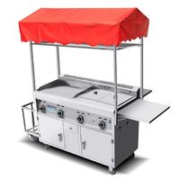 Hot Dog Cart Mobile Kiosk Snack Vending Cart Taco Ice Cream Food Truck Trailer For Sale