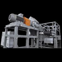 Metal recycling line Siemens motor scrap metal shredder Kobe Steel