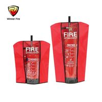 4kg PVC Fire Extinguisher Protective Cover Over Fire Extinguisher