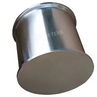 Stainless Steel Jacketed Splash Pan Round Bottom Base Triple Pinch Jacketed Splash Pan for Collection Vessels