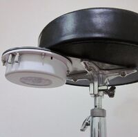 Electronic drum vibrating stool