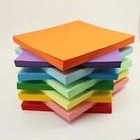 DIY Thousand Paper Sky Star Fluorescent Cardboard Square Color 10 * 10 Creative Origami