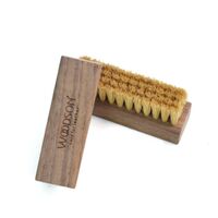 Wooden handle bristle shoe brush shoe polish tool pig hair shoe brush