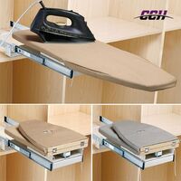 Iron Rotate folding ironing board metal adjustable board ironing board hotel wardrobe Clothing accessories