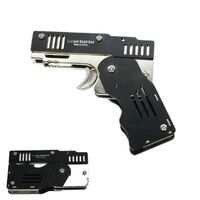 Wholesale custom gun model metal gun model can fire rubber band gun