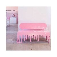 Art stainless steel ice cream bench sculpture used in modern indoor and outdoor garden decoration