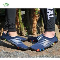 JOGHN Foldable Aqua Water Beach Men's Swimming Shoes Custom Full Color OEM Printing Water Beach Beach Shoes