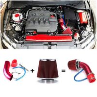 High Flow Air Filter Kit Mushroom Head Intake Car Universal 3"/76mm Aluminum Alloy Air Intake