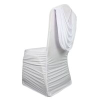 Valance elastic chair cover for outdoor wedding chair decoration in hotel