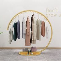 European style wrought iron hanger indoor simple fashion clothing store display rack