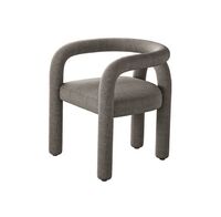 Simple and modern special-shaped elbow arc armchair designer art creative living room study model room leisure