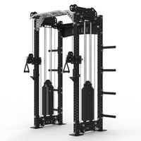 Cable Machinery Power Shelf for Titanium Functional Trainer with Double Shelves 250 lb Steel Weight