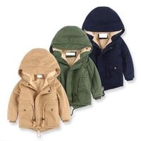 Coldker 2019 Baby Girl Boy Padded Jacket Baby Clothes Kids Zip Hoodie Jacket Winter Toddler Boy Warm Jacket Casual Baby