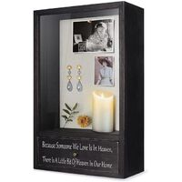 Gift of Memory Loved Gift of Sympathy for Lost Mother Father's Gift Memorial Box - Because the ones we love are in heaven