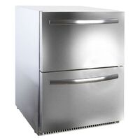 Indoor and outdoor undercounter drawer refrigerator refrigerator stainless steel shelf storage to meet dry aging