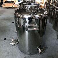 Stainless steel storage barrel