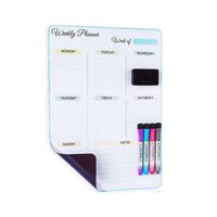 Refrigerator Magnetic Whiteboard Daily Weekly Monthly Planner Marker Board Dry Erase Magnetic Calendar Board Memo Board