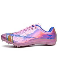 Wholesale student trainer shoes small quantity fast delivery duty paid patent track spikes for sprint running