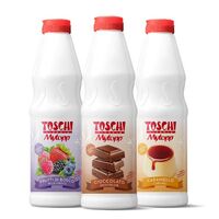 1kg bottle of ice cream and desserts decorated with Toschi cream