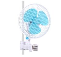 6 Inch Clip-On Fan 110V 120V 220V Swinging Grow Tent Fan Clip on Swing Tent Pole with Two Speeds Summer Clip-on Fan