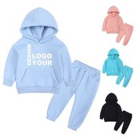 Kids Story Cotton Hoodie Blank Pullover Sweatshirt Fleece Kids Boys Girls Hoodie