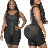 High Compression Post Surgery Hip Lifter Body Contouring Colombiaas Faja Plus Size Shapewear Bodysuit Full Body Compression Shaper