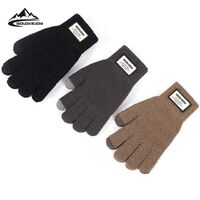 GOLOVEJOY DZ02 Winter Lightweight Stretch Warm Gloves Warm Knit Gloves Knit Cycling Gloves Wool Men