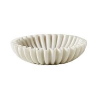 Natural stone bowl Fashion High End White dinner Marble plate for dinner