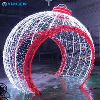 Outdoor waterproof Christmas day decoration led simulation 3D bell model lights