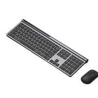 Guangdong Custom Office 2.4G Plug and Play Arabic Mute Multi-Device Keyboard Mouse Wireless Combo for Computer Tablet