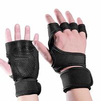 Half-finger gloves for weightlifting