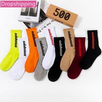 Wholesale logo Personalized printing socks Cotton cycling sports socks Designer Calzini