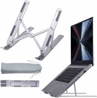 Folding Height Adjustable Aluminum Foldable Portable Adjustable Desktop Laptop Stand Riser Stand