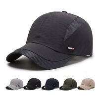 6 Pieces Custom Embroidered Mesh Cap Baseball Cap Breathable Sports Cycling Cap