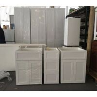 Shaker factory of solid wood rta series modular kitchen cabinet made in China