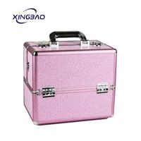 Amazon Pink Professional Artist Vanity Tropica Large Artist l Beauty Organizer Makeup Box Organizer Makeup Box Aluminum