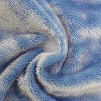 Thailand factory textile high quality 100% knitted polyester fur fabric for blanket clothing plush doll