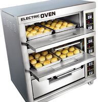 Industrial pancakes arabian pita rofco roti bread making bake oven machine for commercial bread and cake bakery
