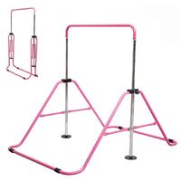 Children's gymnastics horizontal bar adjustable height folding children's gymnastics horizontal bar home training