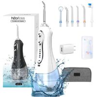 h2ofloss Upgrade Mini Portable 300ml Cordless Water Pulse Water Flosser Water Needle Water Flosser Oral Irrigator