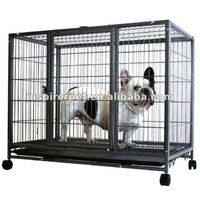 Heavy-duty kennel with wheels