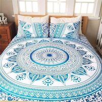 Indian Mandala Bedding Set Wholesale Sheets Ethnic Bed Cover Set Traditional Boho Cotton Bed Cover Set