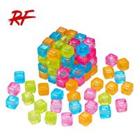 multicolored ice cubes without reusable BPA