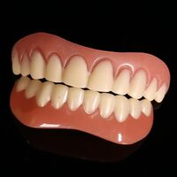 Upper and lower dentures Perfect Smile Veneers Comfort Fit Flex Denture Paste dentures for double row teeth