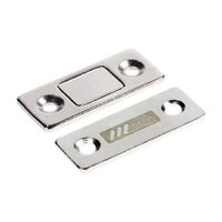 Heavy Duty Magnetic Door Lock Steel Thin Magnet Latch Strong Cabinet Magnet Sliding Door Hardware